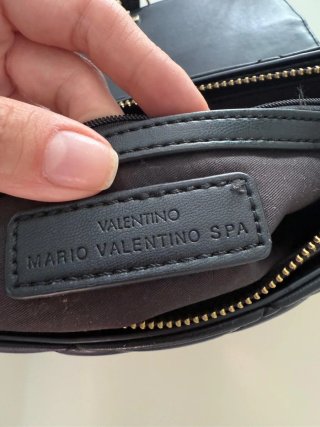 Bolso Negro  Valentino bu Mario Original
