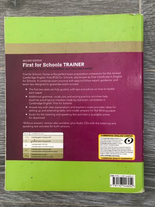 Libro de preparacion B2 cambridge