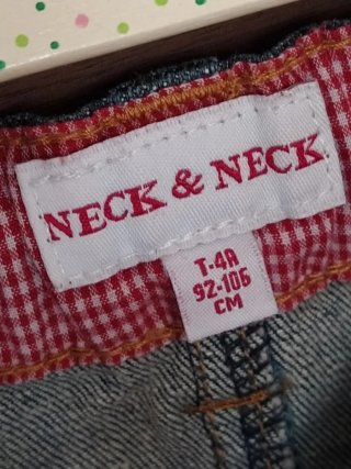 Falda vaquera Neck & Neck niña 4 años