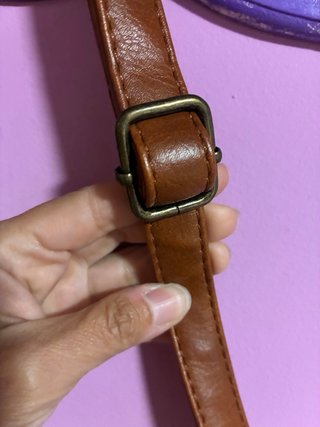 Bolso de tela con monedas y espejos