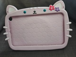 Funda infantil tablet gato con correa 7'5x 4'5