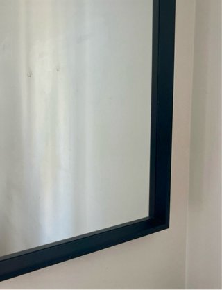 Espejo de pared Ikea negro