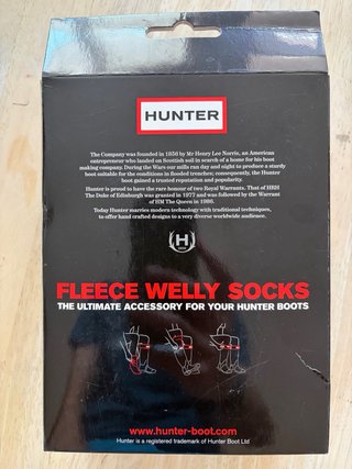 Calcetines HUNTER “Fleece Welly Socks”