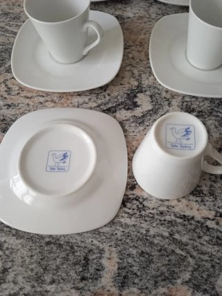 Juego de café de porcelana