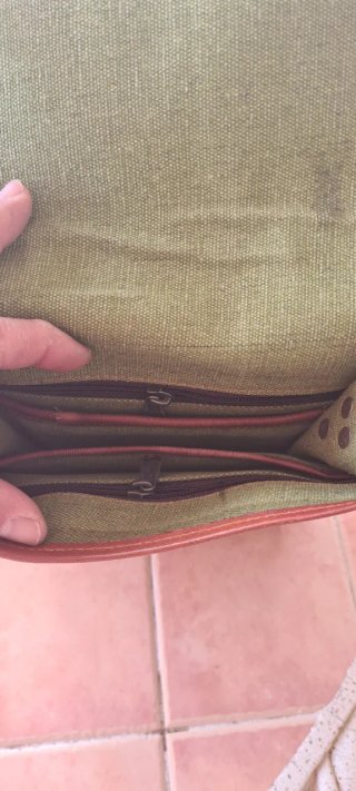 Bandolera de cuero para hombre