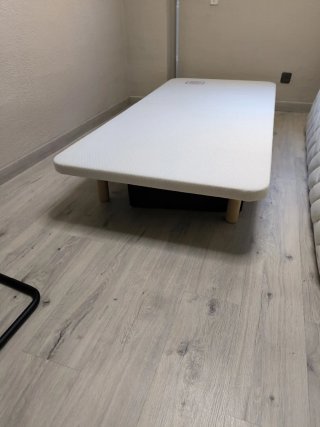 Base tapizada cama 90cm 190  Patas son de 25 alto