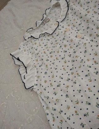 Pigiama donna Serenata fiorellini taglia XL