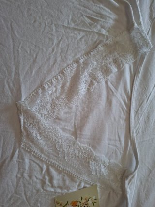 Blusa blanca talla 50