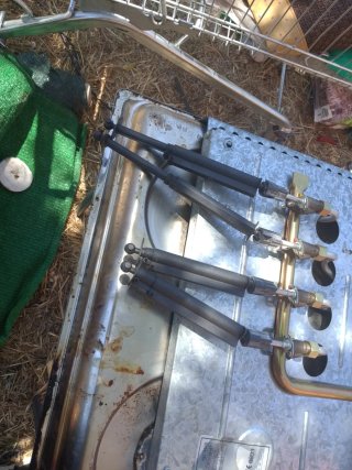 Cocina de gas 4 fuegos