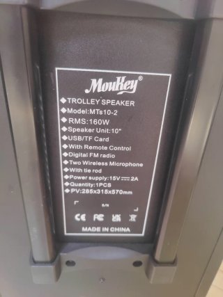 Equipo de Karaoke Mondley Negro
