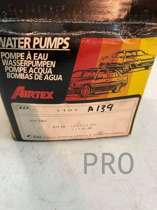 Bomba agua alfa romeo nueva
