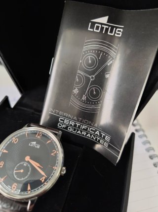 Reloj Lotus Caballero Marrón y Negro