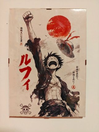Quadro One Piece Monkey D. Luffy