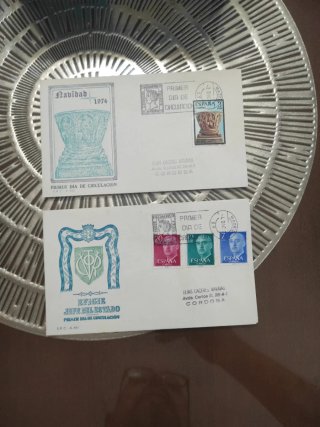 10 Sobres Primer Día Circulación. Años  1972 y 197