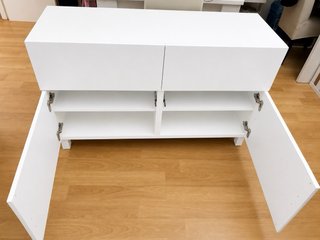 Mueble salón BESTA IKEA blanco