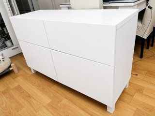 Mueble salón BESTA IKEA blanco