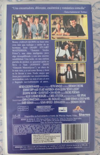 Benny & Joon Película VHS