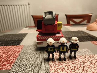 Camión Bomberos Playmobil con Escalera