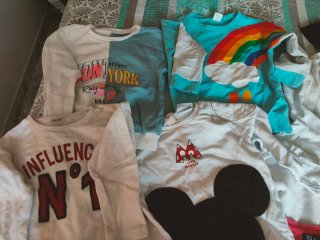 Lote Ropa Niña: 6 Sudaderas, 1 Chaqueta, 1 Jersey,