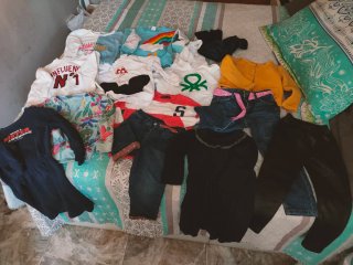 Lote Ropa Niña: 6 Sudaderas, 1 Chaqueta, 1 Jersey,