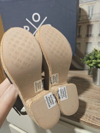 Sandalias Popa negras piel