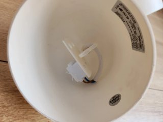 Lámpara de techo IKEA Melodi 28cm blanca