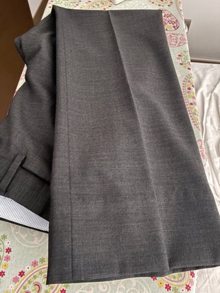 Pantalón de vestir gris hombre