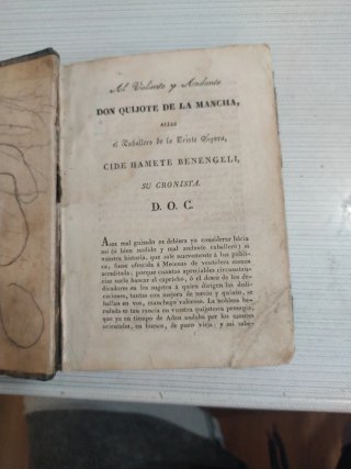 6 libros Don Quijote muy antiguos