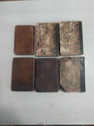 6 libros Don Quijote muy antiguos