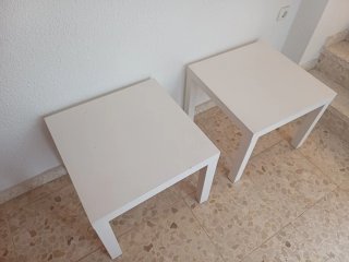 2 Mesas Ikea 55x55 Blancas