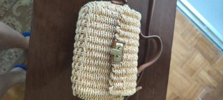 Bolso Zara tejido pequeño