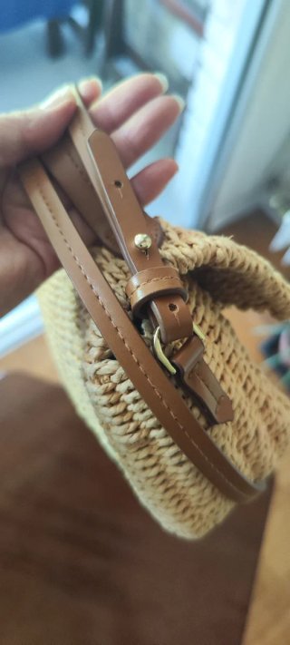 Bolso Zara tejido pequeño