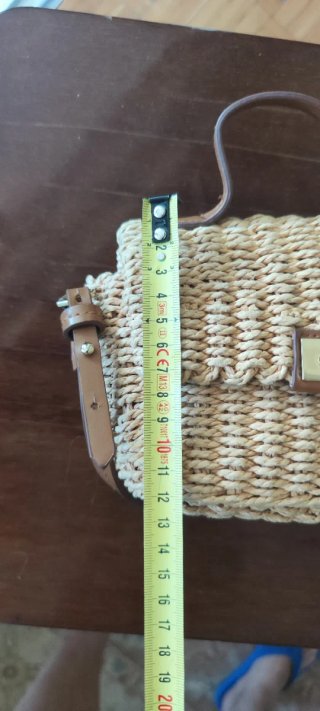Bolso Zara tejido pequeño