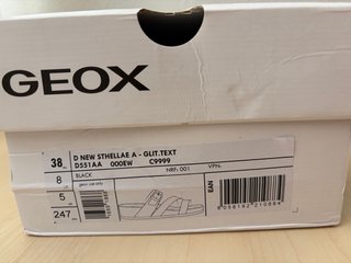 Sandalias Geox negras mujer