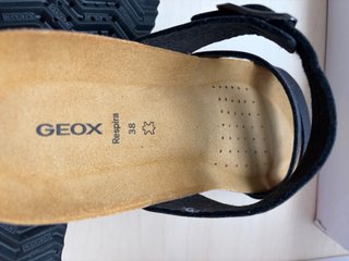 Sandalias Geox negras mujer