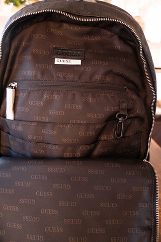 Mochila Guess Torino Negra Original