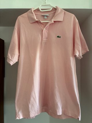 Camisa Polo Lacoste Rosa Talla L