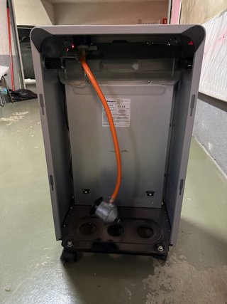 Estufa Gas Butano Orbegozo Negra y Blanca
