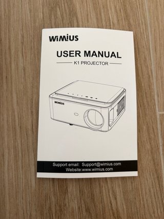 Proyector WiMiUS K1 4K Corrección trapezoidal