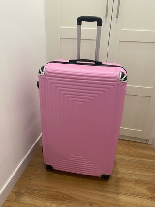 Maleta grande rosa 85 x50x 35