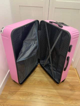 Maleta grande rosa 85 x50x 35