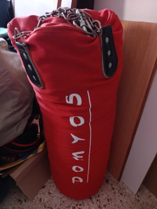 Saco de boxeo Domyos rojo