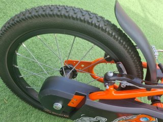 Bicicleta infantil Btwin naranja 16"