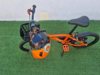 Bicicleta infantil Btwin naranja 16"