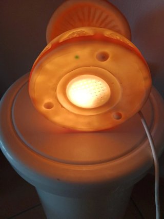 Lampada vintage fungo con orsetti