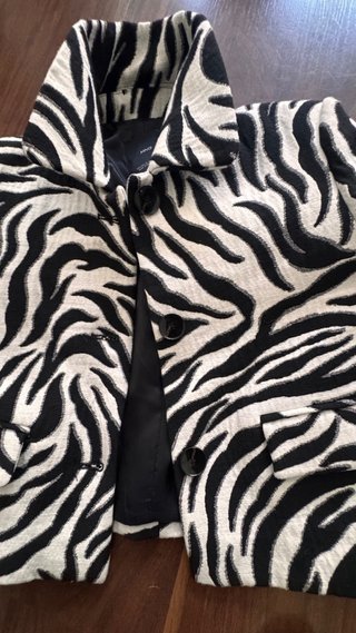 Blazer Mango Talla XS Animal Print