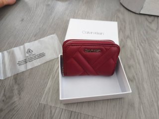 Cartera monedero Calvin Klein roja