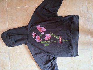 Sudadera Levi's gris con cremallera