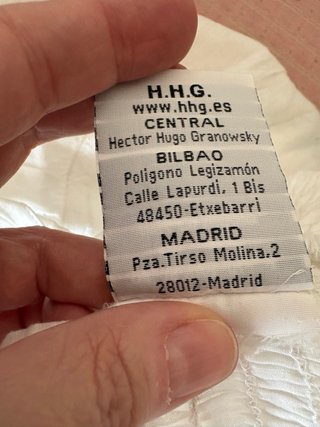 Vestido verano blanco largo talla XL