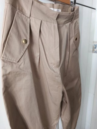 Pantalón Sfera Beige Talla M/38 Impecable